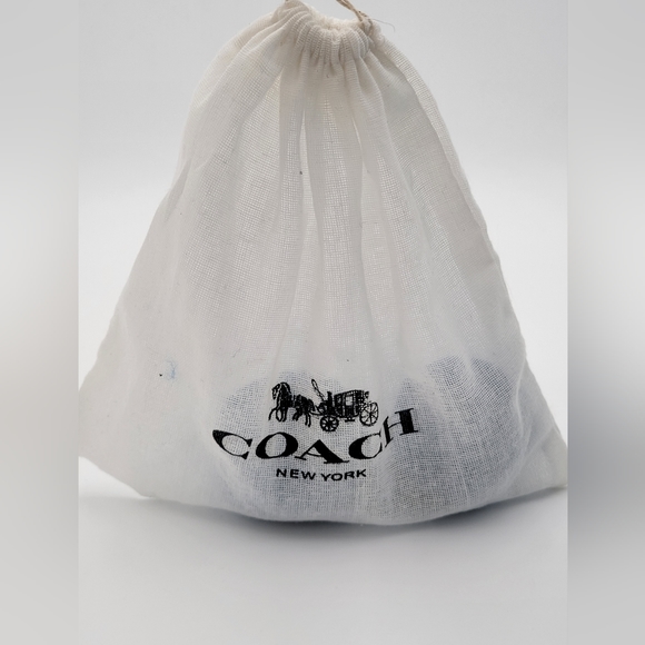 💥💥NWT💥💥 Coach Pompom Puff Balls Bag Charm, Blue/silver hardware - Picture 6 of 6